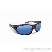 Flying Fisherman St. Croix Polarized Sunglasses, Black Frame, Smoke-Blue Mirror Lens   551239333
